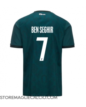 AS Monaco Eliesse Ben Seghir #7 Maglia Gara Trasferta Repliche 2024-25